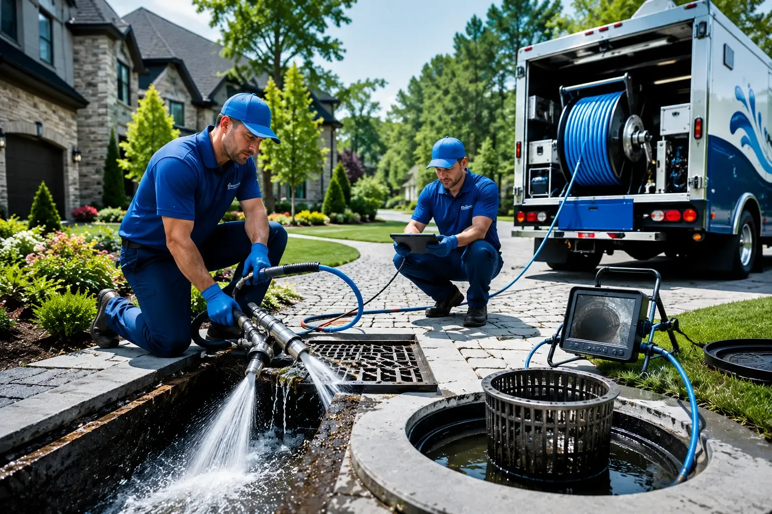 Local outdoor drain cleaning professionals in Easton, PA